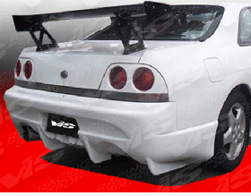 1995-1998 Nissan Skyline GT-R R33 2dr Invader Rear Bumper by ViS - VIS-95NSR33GTRINV-002