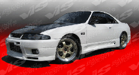 1995-1998 Nissan Skyline GTR R33 2dr Techno R Side Skirts by ViS - VIS-95NSR33GTRTNR-004