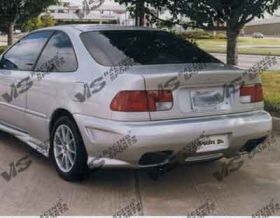 1992-1995 Honda Civic 2dr / 4dr Kombat 1 Style Rear Bumper by ViS - 92HDCVC2DKOM1-002