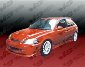 1996-1998 Honda Civic 2/4dr/HB Stalker Front Bumper by ViS - VIS-96HDCVC2DSTK-001