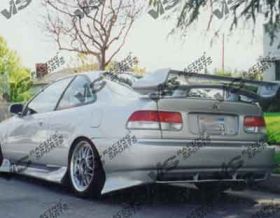 1999-2000 Honda Civic 2dr/4dr Techno R 2 Style Rear Bumper by ViS - 96HDCVC2DTNR2-002