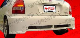 1996-2000 Honda Civic HB 3dr Walker FRP Rear Bumper by ViS - VIS-96HDCVCHBWAL-002
