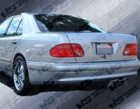 1996-2002 Mercedes W210 E Class 4dr Euro Style Rear Bumper by ViS - 96MEW2104DET-002