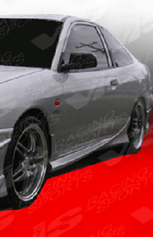 1997-2001 Mitsubishi Mirage 2dr Invader Side Skirts by ViS - VIS-97MTMIR2DINV-004