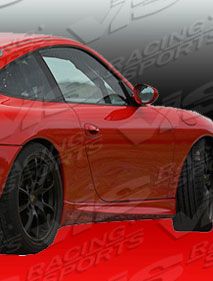 1997-2004 Porsche Boxster 986 2dr D3 Style FRP Side Skirts by ViS - VIS-97PSBOX2DD3-004