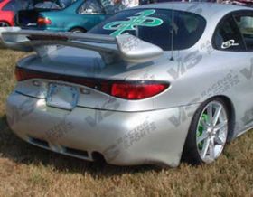 1998-2003 Ford Escort Invader Style Rear Lip by ViS - 98FDZX22DINV-02L
