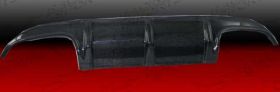 1998-2002 Mercedes W208 2dr DTM Carbon Fiber Rear Diffuser by ViS - VIS-98MEW2082DDTM-012C
