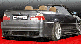 1999-2005 BMW E46 2dr 4dr R Tech Rear Bumper by ViS - VIS-99BME462DRTH-002