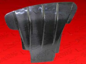 1999-2004 Ferrari F360 2dr Euro Tech Carbon Fiber Rear Diffuser VIS - VIS-99FR3602DET-032C