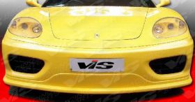 1999-2004 Ferrari F360 2dr FRP J Tech Front Lip Spoiler by ViS - VIS-99FR3602DJTH-011