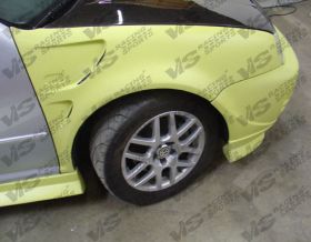 1999-2005 Volkswagen Jetta ViS Laser Front Fenders - VIS-00VWJET4DLS-007