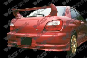 2002-2003 Subaru WRX 4dr Tracer Style Rear Lip by ViS - 02SBWRX4DTRA-012
