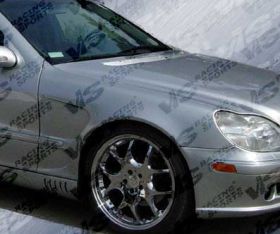 2000-2006 Mercedes S-Class W220 4dr Laser Fiberglass Fenders by ViS - VIS-00MEW2204DLS-007