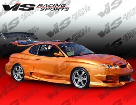2000-2002 Hyundai Tiburon Invader Style Side Skirts by ViS - VIS-00HYTIB2DINV-004