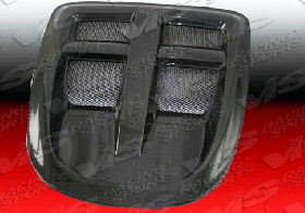 2002-2007 Lotus Elise 2dr OE Carbon Fiber Engine Lid by ViS - VIS-00LTELI2DOE-021C