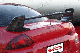 2000-2005 Mitsubishi Eclipse 2dr V-Line Carbon Fiber Trunk Wing ViS - VIS-00MTECL2DVL-003C