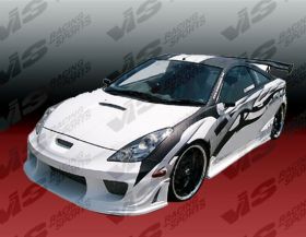 2000-2005 Toyota Celica Wave Style Side Skirts by ViS - VIS-00TYCEL2DWAV-004