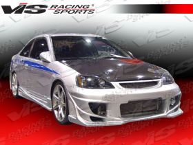 2001-2005 Honda Civic 2dr Ballistix Style Side Skirts by ViS - VIS-01HDCVC2DBX-004