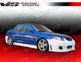 2001-2003 Mazda Protege 4dr / 5dr TSC3 Style Side Skirts by ViS - VIS-01MZPRO4DTSC3-004