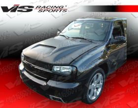 2002-2008 Chevrolet TrailBlazer Outlaw I Fiberglass Hood - VIS-02CHTRA4DOL1-010
