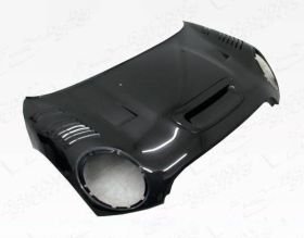 2002-2006 Mini Cooper Base/S 2DR DTM Style Carbon Fiber Hood by ViS Racing - 02MNCS2DDTM-010C