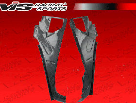 2003-2009 Hummer H2 4dr OEM Carbon Fiber Front Fenders by ViS - VIS-03HMH24DOE-007C