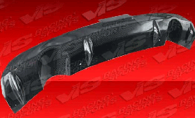 2003-2007 Infiniti G35 2dr Custom Carbon Fiber Rear Diffuser by ViS - VIS-03ING352DCUS-032C