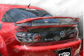 2004-2008 Mazda RX-8 4dr Magnum Carbon Fiber Trunk Wing by ViS - VIS-03MZRX82DMAG-003C