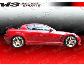 2003-2007 Mazda RX-8 Wings Style Side Skirts by ViS - VIS-03MZRX82DWIN-004