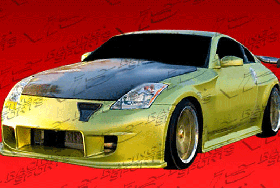 2003-2007 Nissan 350Z 2dr Demon FRP Wide Body Kit by ViS - VIS-03NS3502DDEM-099