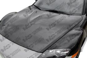 2004-2012 Mazda RX8 OEM Carbon Fiber Hood by ViS Racing - 04MZRX82DOE-010C