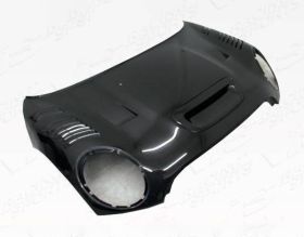 2005-2008 Mini Cooper Base/S Convertible DTM Style Carbon Fiber Hood by ViS Racing - 05MNCSCVDTM-010C