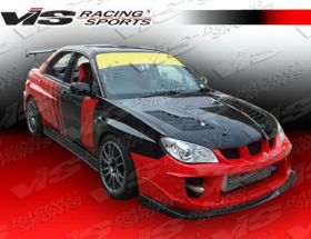 2006-2008 Subaru WRX Z-Sport Style Side Skirts by ViS - VIS-06SBWRX4DZST-004