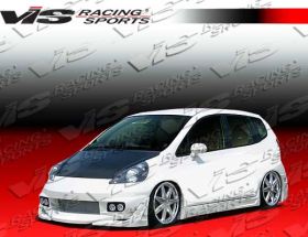 2007-2008 Honda Fit 4dr Sensei Style Side Skirts by ViS - VIS-07HDFIT4DSEN-004