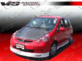 2007-2008 Honda Fit 4dr TechnoR-3 Style Side Skirts by ViS - VIS-07HDFIT4DTNR3