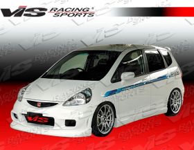 2007-2008 Honda Fit 4dr Wings Style Side Skirts by ViS - VIS-07HDFIT4DWIN-004