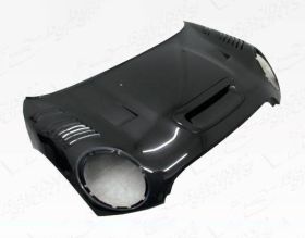 2007-2012 Mini Cooper 2DR DTM Style Carbon Fiber Hood by ViS Racing - 07MNC2DDTM-010C