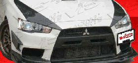2008-2015 Mitsubishi EVO X GT Carbon Fiber Bumper Scoops by ViS - VIS-08MTEV104DGT-131C