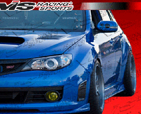 2008-2009 Subaru Impreza WRX 4dr 5dr Speed FRP Side Skirts by ViS - VIS-08SBWRX4DZSP-004