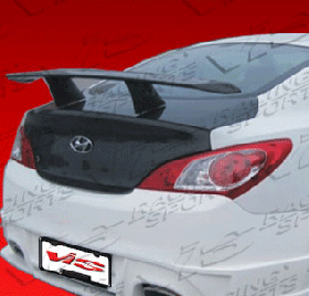 2009-2010 Hyundai Genesis 2dr GNX FRP Trunk Wing by ViS - VIS-09HYGEN2DGNX-003