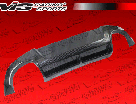 2009-2010 Hyundai Genesis 2dr Pro Line Carbon Fiber Rear Lip - ViS - VIS-09HYGEN2DPL-012C