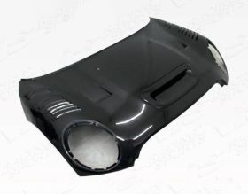 2009-2014 Mini Cooper Convertible DTM Style Carbon Fiber Hood by ViS Racing - 09MNCSCVDTM-010C
