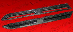 2009 Nissan Skyline GT-R R35 2dr Godzilla Dry Carbon Fender Vents - VIS-09NSR352DGOD-037C