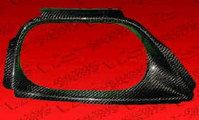 2009 Nissan Skyline GT-R R35 2dr Dry Carbon Rear Exhaust Shroud - VIS-09NSR352DOE-052C