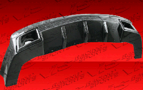 2010-2012 Chevy Camaro 2dr SX Carbon Fiber Rear Lip by ViS - VIS-10CHCAM2DSX-012C