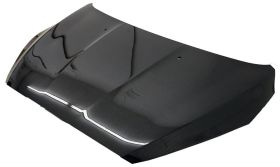 2015-2018 Ford Focus 2DR/4DR OEM Style Carbon Fiber Hood by ViS Racing - 15FDFOC2DOE-010C