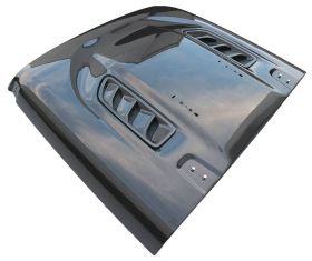 2018-2019 Jeep Wrangler JL 4DR Rubicon Style Style Carbon Fiber Hood by ViS Racing - 18JPWJL4DRUB-010C