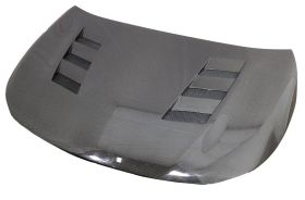 2020-2021 Toyota Corolla 4DR Ams Style Carbon Fiber Hood by ViS Racing - 20TYCOR4DAMS-010C