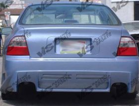 1990-1993 Honda Accord 2dr/ 4dr Fuzion Style Rear Bumper by ViS - VIS-90HDACC2DFUZ-002