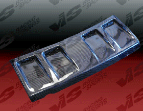 1990-1996 Nissan 300ZX 2dr 2+2 Invader Carbon Fiber Front Grill ViS - VIS-90NS3002DINV-015C